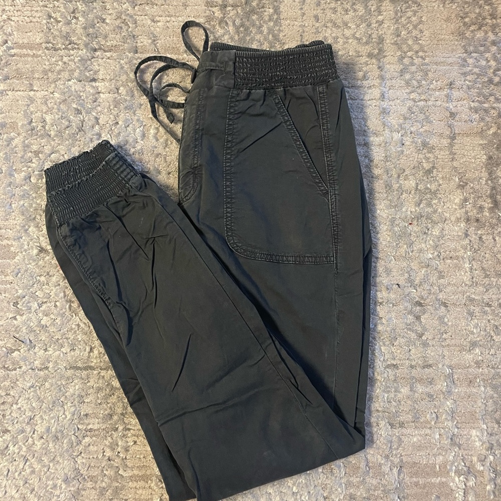 American Eagle Women’s Gray/Black Jogger Pants Size 10